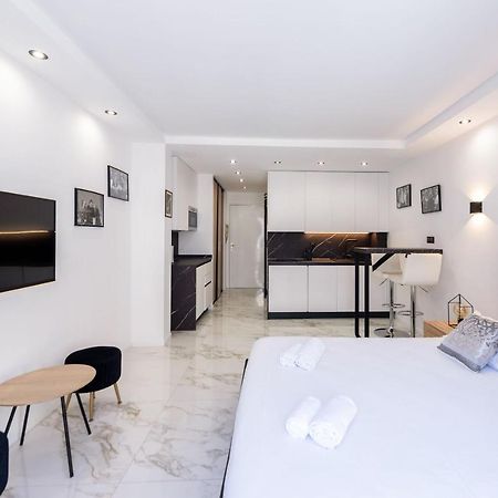 Large Studio - 50M Cannes Beach - Terrace Sea View Exteriör bild