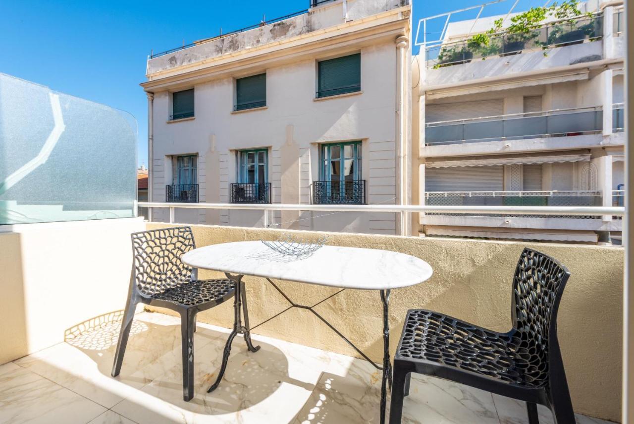 Large Studio - 50M Cannes Beach - Terrace Sea View Exteriör bild