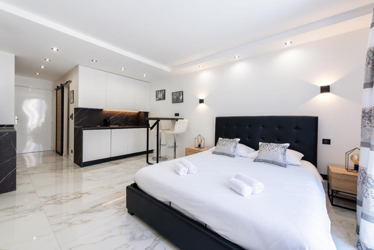 Large Studio - 50M Cannes Beach - Terrace Sea View Exteriör bild